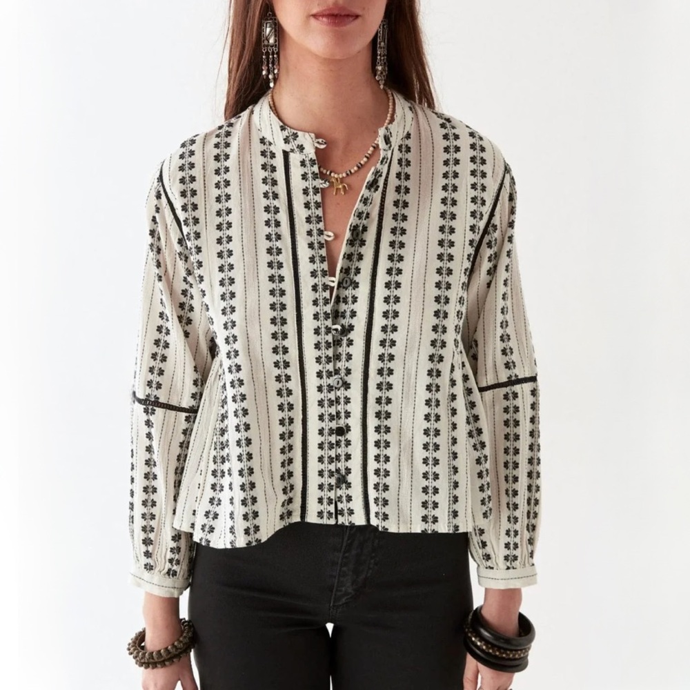 Maison Hotel Consuelito Embroidered Blouse
